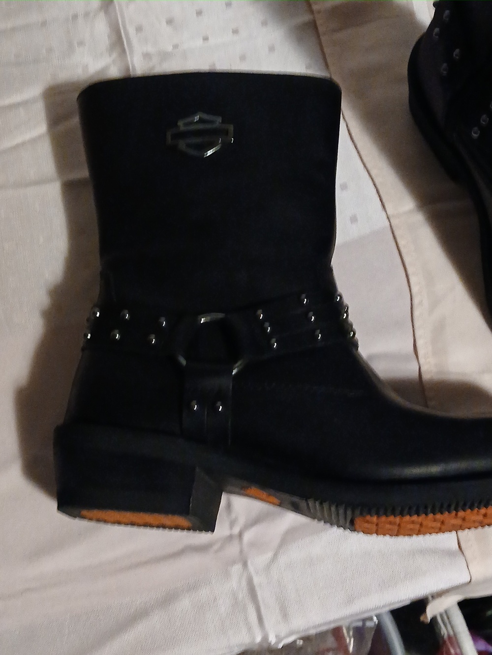 Ladies Harley Davidson Riding Boots - Picture 3 of 7